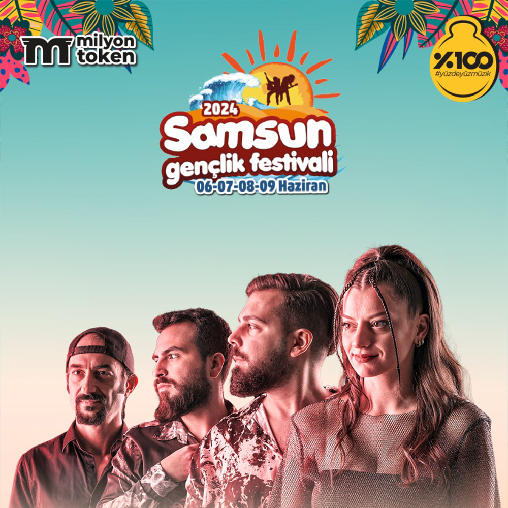 6-9 Haziran 2024 Samsun Gençlik Festivali’ndeyiz!
